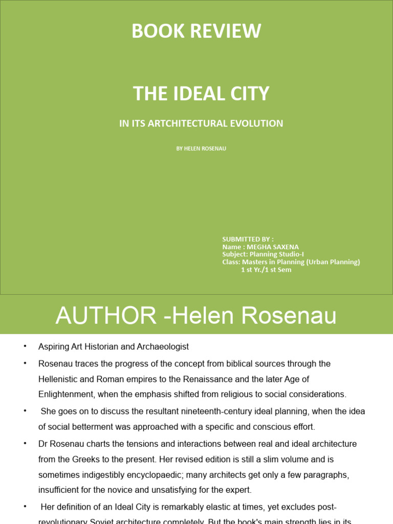 Book Review: The Ideal City Evolution | PDF | Middle Ages | Medieval Art