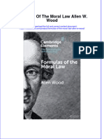 PDF Formulas of The Moral Law Allen W Wood Ebook Full Chapter