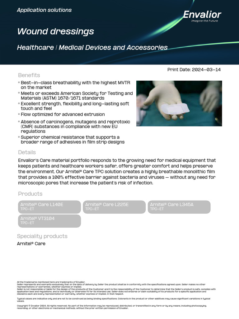 Wound Dressings PDF | PDF | Medical Device | Medicine