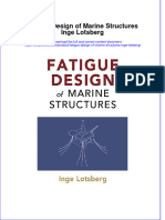 Textbook Fatigue Design of Marine Structures Inge Lotsberg Ebook All Chapter PDF