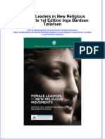 Download textbook Female Leaders In New Religious Movements 1St Edition Inga Bardsen Tollefsen ebook all chapter pdf 