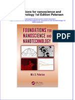Download textbook Foundations For Nanoscience And Nanotechnology 1St Edition Petersen ebook all chapter pdf 