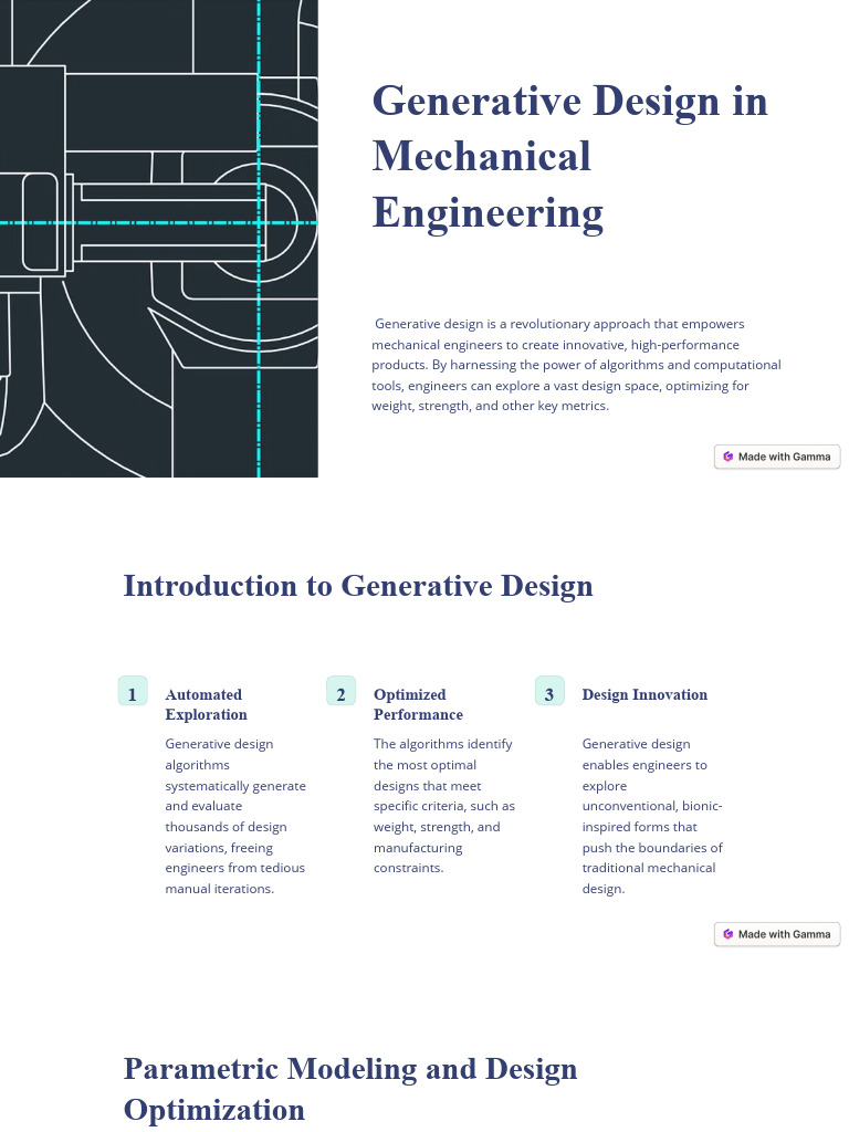 Generative Design in Mechanical Engineering | PDF | Mathematical ...
