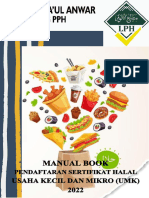 Manual Book Pendaftaran Sertifikat Halal 2022-Rev