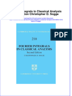 Download textbook Fourier Integrals In Classical Analysis 2Nd Edition Christopher D Sogge ebook all chapter pdf 