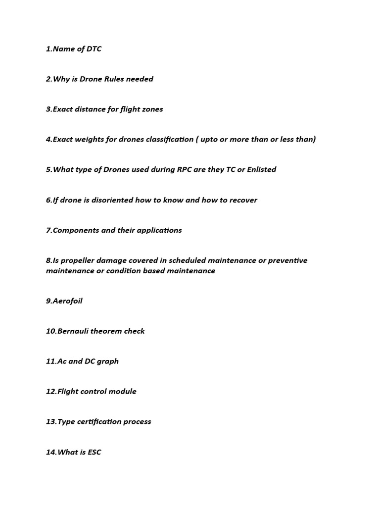 Drone Training and Regulations Guide | PDF | Unmanned Aerial Vehicle ...
