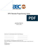 RPV Remote Proportioning Valve - AEC