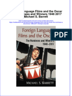 Download pdf Foreign Language Films And The Oscar The Nominees And Winners 1948 2017 Michael S Barrett ebook full chapter 
