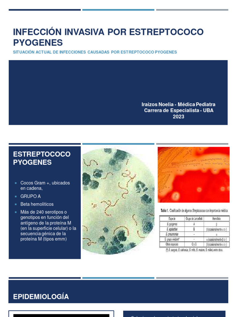 S. Pyogenes | Descargar gratis PDF | Estreptococo | Biología