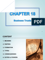 Chapter 18 - Business Trust