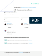 Les Sables de Sidi Aïch Caractérisation Et Préconcentration