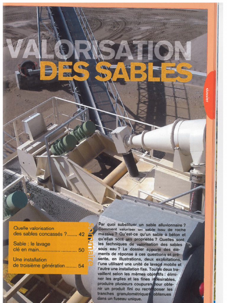 Mines-Carrieres Sables | PDF