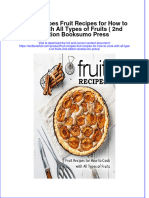 PDF Fruit Recipes Fruit Recipes For How To Cook With All Types of Fruits 2Nd Edition Booksumo Press Ebook Full Chapter
