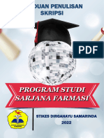 PANDUAN PENULISAN SKRIPSI PRODI FARMASI 2022