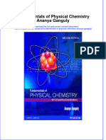 Download textbook Fundamentals Of Physical Chemistry Ananya Ganguly ebook all chapter pdf 