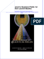 Textbook From Classical To Quantum Fields 1St Edition Laurent Baulieu Ebook All Chapter PDF