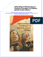 Download textbook From Dictatorship To Democracy In Twentieth Century Portugal 1St Edition Raphael Costa Auth ebook all chapter pdf 