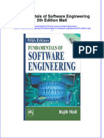 Download pdf Fundamentals Of Software Engineering 5Th Edition Mall ebook full chapter 