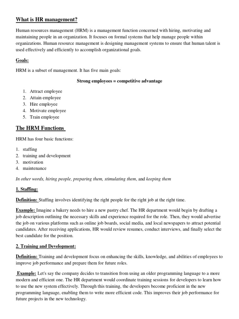 Notes | PDF | Recruitment | Human Resources