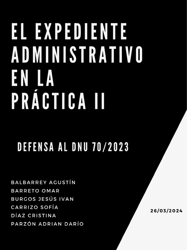 Grupo 1 tp n 1 expte administrativo en la practica ii dnu defensa