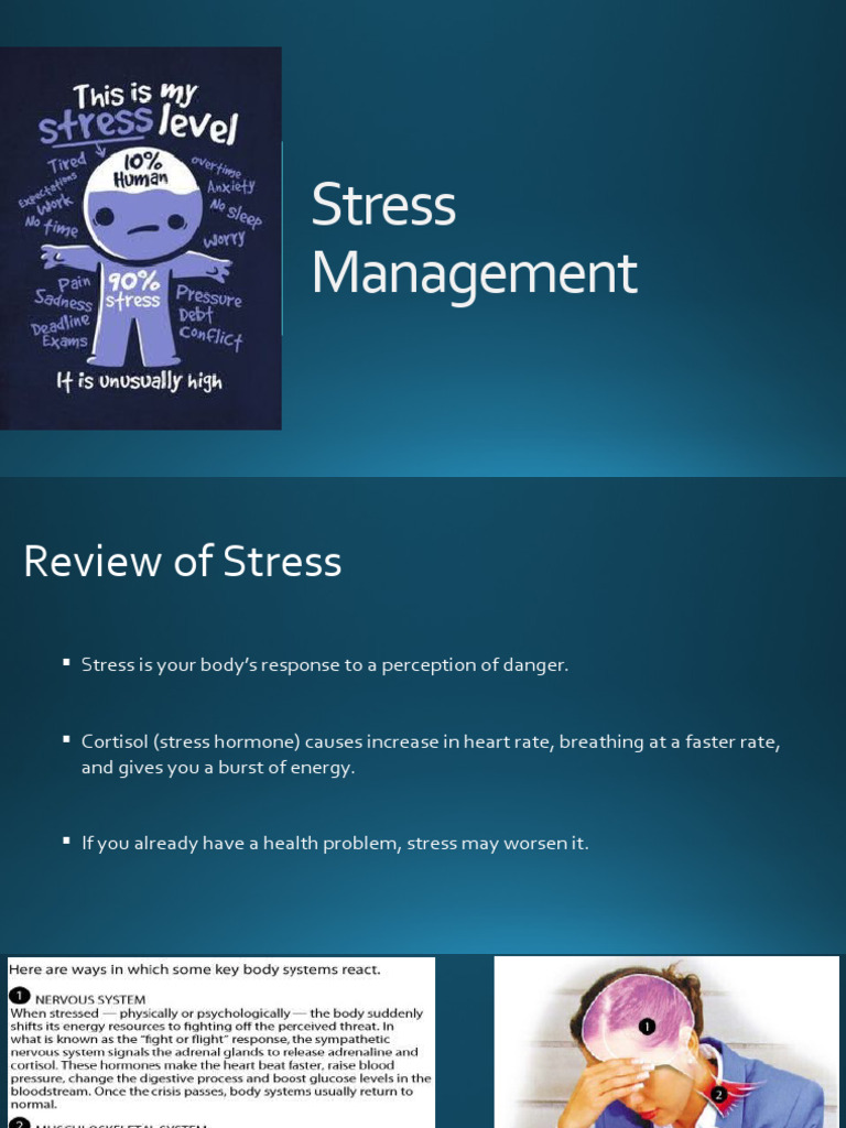 Stress Management Pdf Relaxation Psychology Sleep
