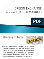 Foriegn Exchange Markets