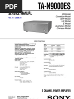 Service Manual: TA-N9000ES