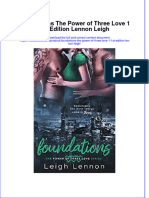 PDF Foundations The Power of Three Love 1 1St Edition Lennon Leigh Ebook Full Chapter