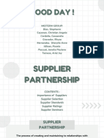 Supplier Partnership