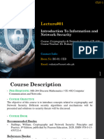 Lecture#01 - Introduction To Information Security COncepts