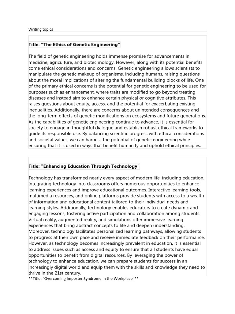WRITING TOPICS PDF visual data 4