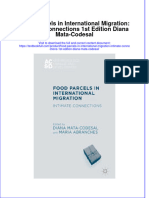 Download textbook Food Parcels In International Migration Intimate Connections 1St Edition Diana Mata Codesal ebook all chapter pdf 