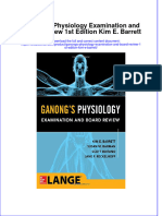 Textbook Ganongs Physiology Examination and Board Review 1St Edition Kim E Barrett Ebook All Chapter PDF