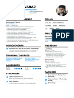 Fresher Sample Resume