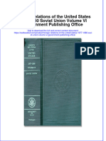 Download textbook Foreign Relations Of The United States 1977 1980 Soviet Union Volume Vi Government Publishing Office ebook all chapter pdf 