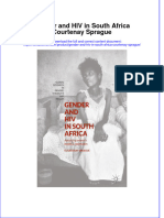 Textbook Gender and Hiv in South Africa Courtenay Sprague Ebook All Chapter PDF