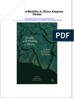 Download textbook Gender And Mobility In Africa Kalpana Hiralal ebook all chapter pdf 