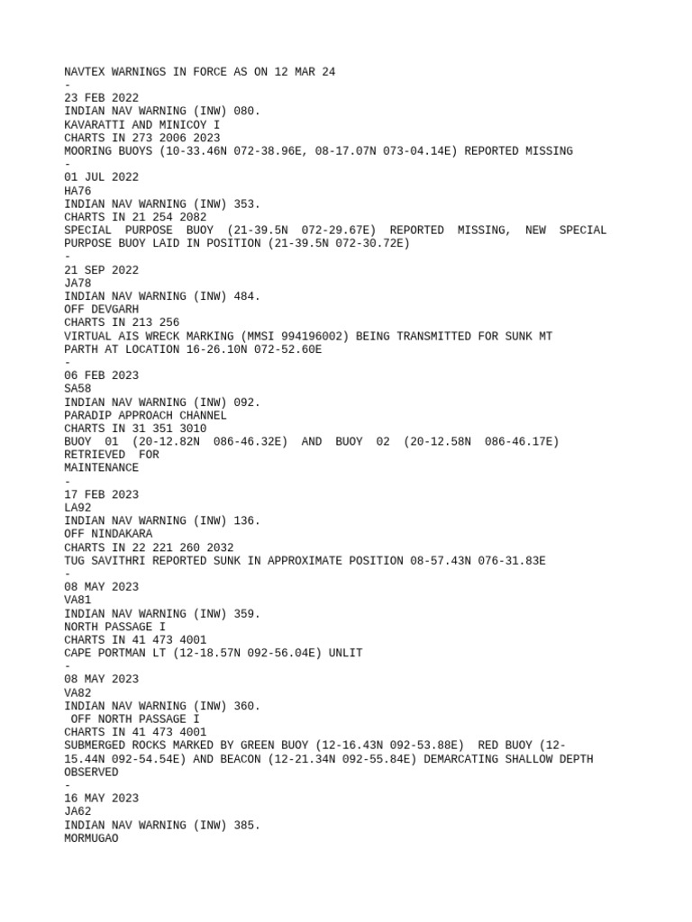 Navarea Viii Coastal | PDF | Navigation | Water Transport