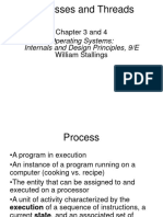 Operating Systems Internals and Design Principles - Chapter 3 and 4