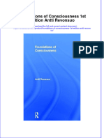 Textbook Foundations of Consciousness 1St Edition Antti Revonsuo Ebook All Chapter PDF