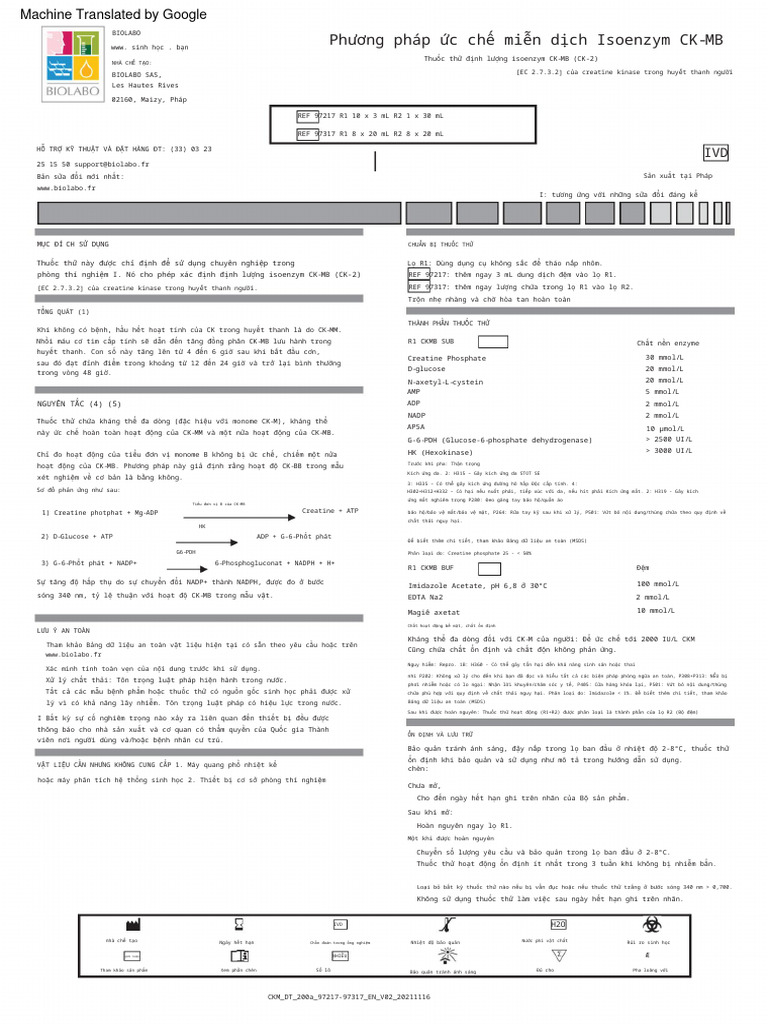 KIT CK-MB Bio VN | PDF