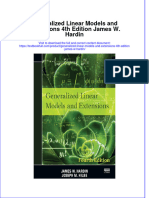 Textbook Generalized Linear Models and Extensions 4Th Edition James W Hardin Ebook All Chapter PDF