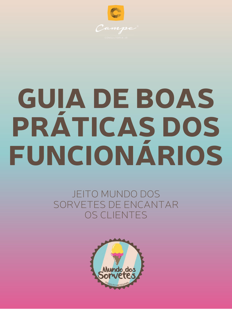 Boas Práticas para Funcionários de Sorveteria | PDF | Carreira e ...