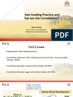 Dr. Winra Pratita, Sp.A (K), M.Ked (Ped) - Appropriate Feeding Practice and NCD What Are The Correlations