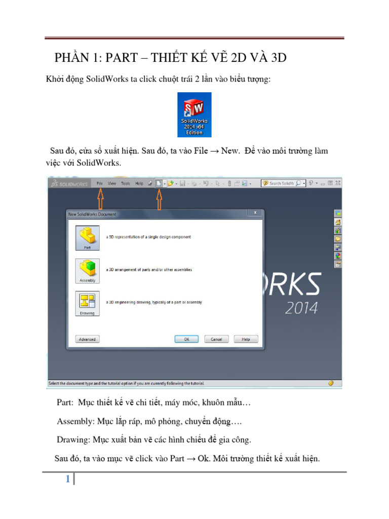 Giao Trinh Solidworks | PDF