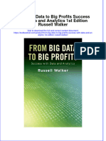 Download textbook From Big Data To Big Profits Success With Data And Analytics 1St Edition Russell Walker ebook all chapter pdf 