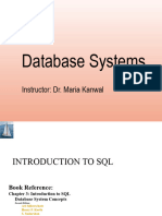 Introduction To SQL