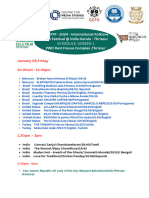 7th IFFla - India SCHEDULE