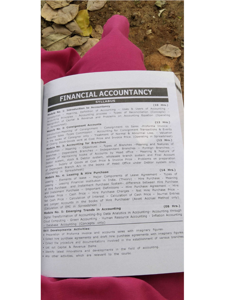 FA Module 1 | PDF