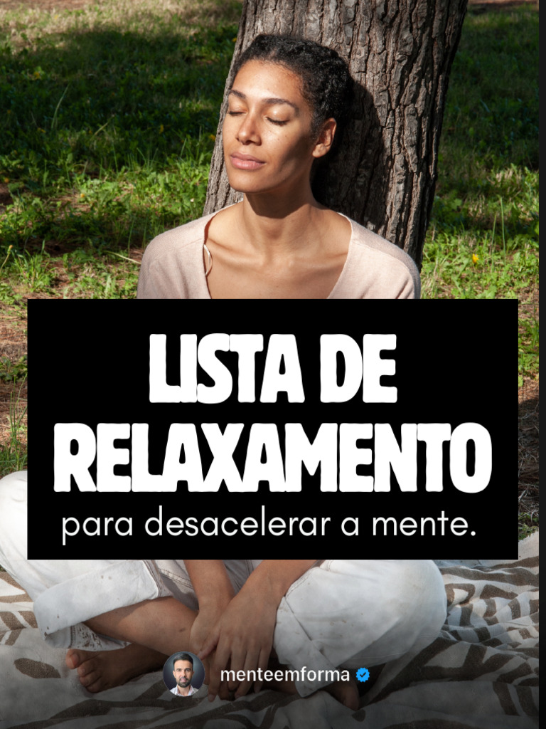 Técnicas de Relaxamento para Ansiedade | PDF | Meditação | Massagem